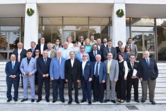 6. maj 2017. Učesnici sastanka Međunarodnog sekretarijata, predsednika i izvestilaca odbora ISP na Hiosu